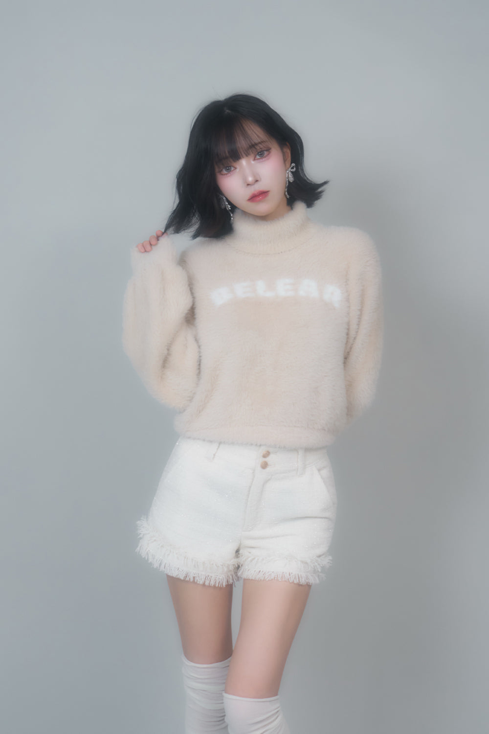 BELEAR タートルニットトップス