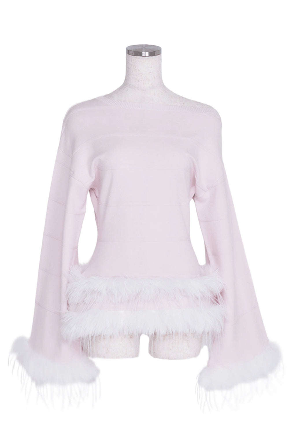 スプリングルーズニットトップス