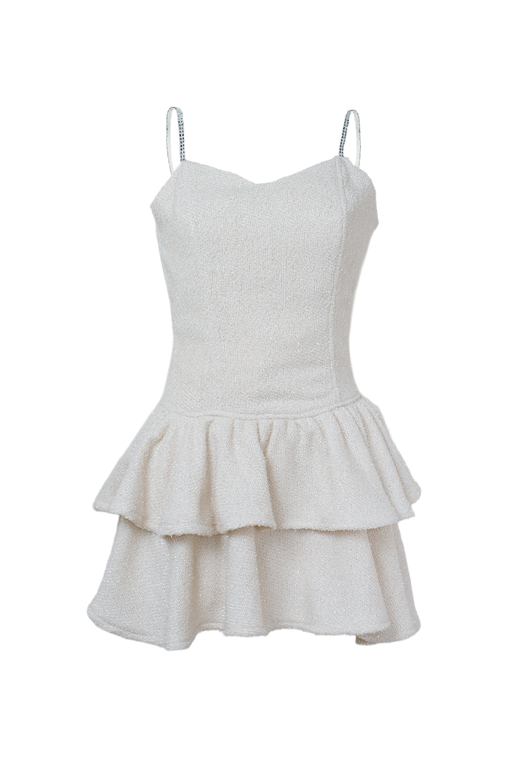 ラメツイードキャミワンピース