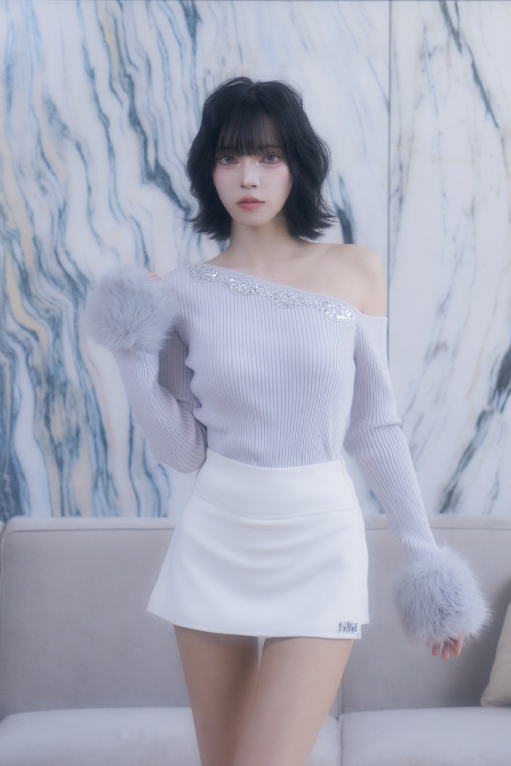 MIMIロゴスカートラックパンツ