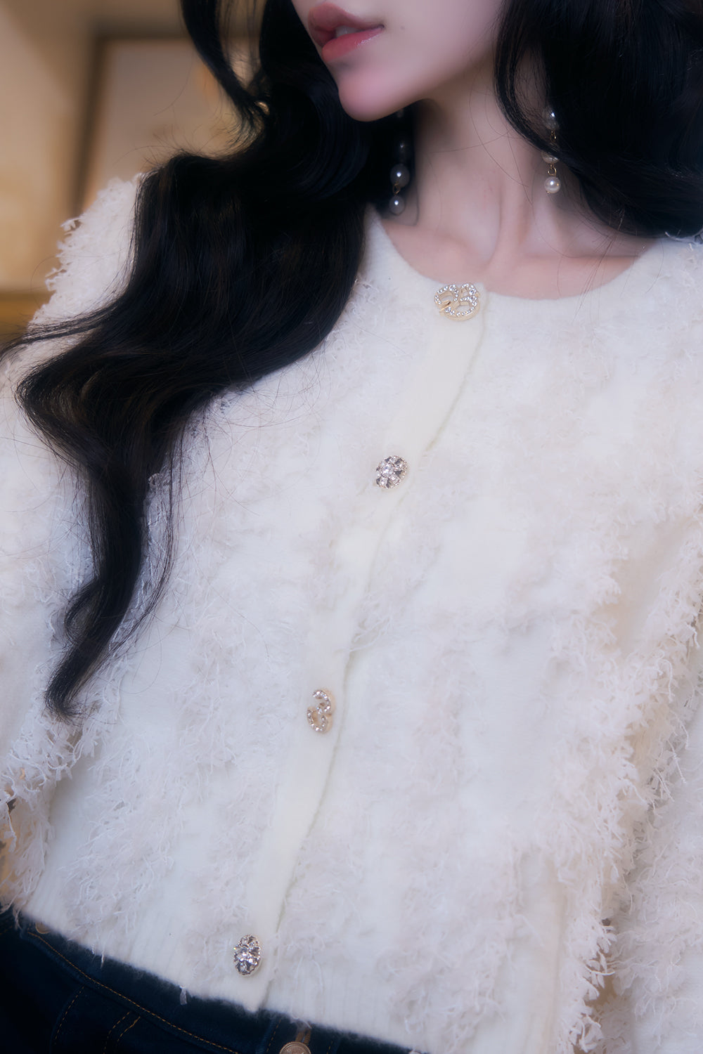 BELEARジャガードカーディガン