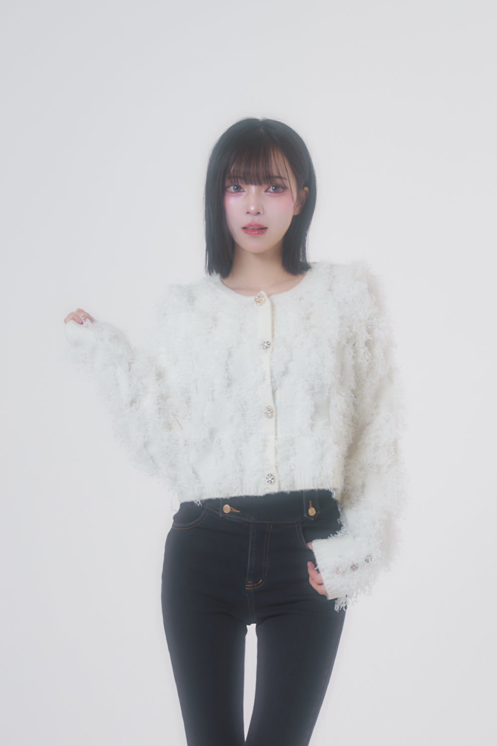 BELEARジャガードカーディガン