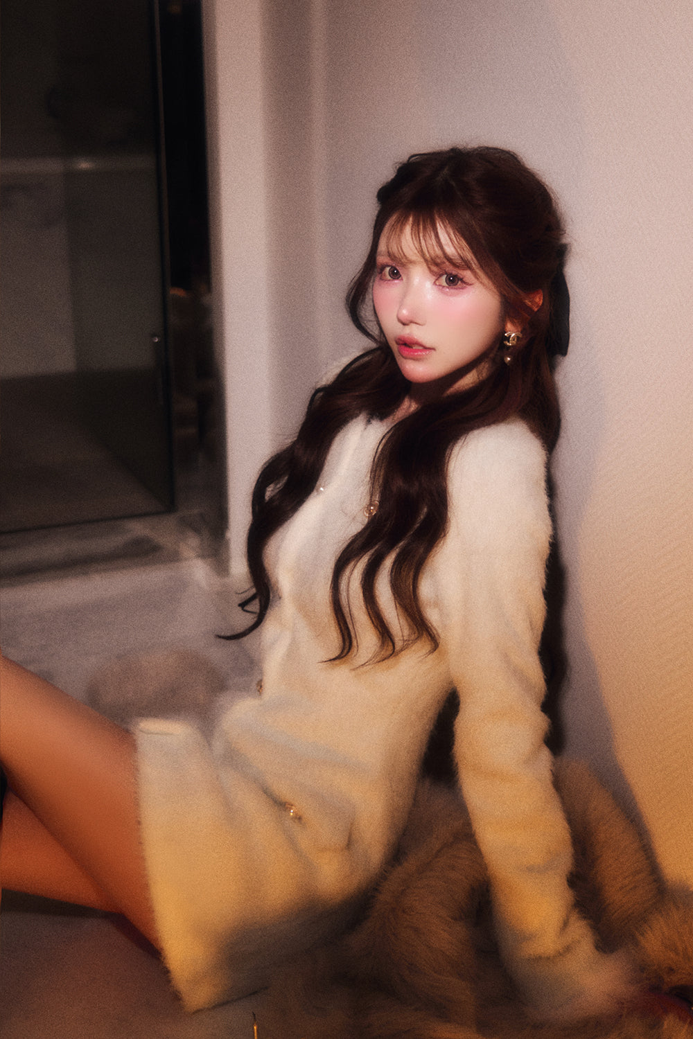 フェザージャケットワンピース