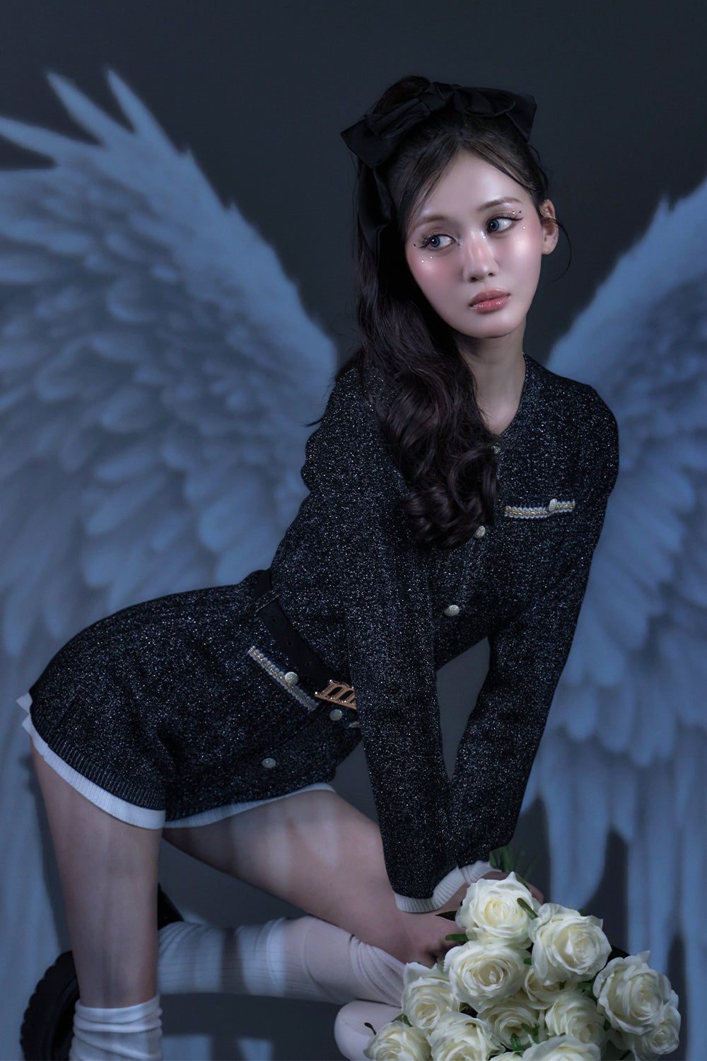 クラシカルニットコンビネゾン