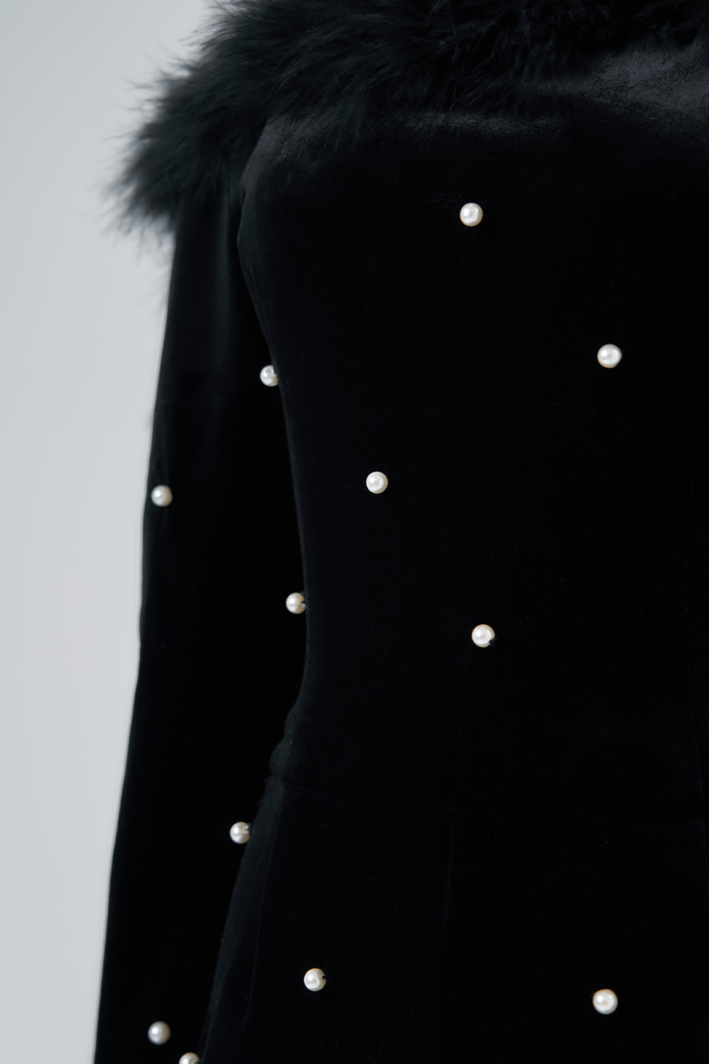 デザインパールベロアコンビネゾン