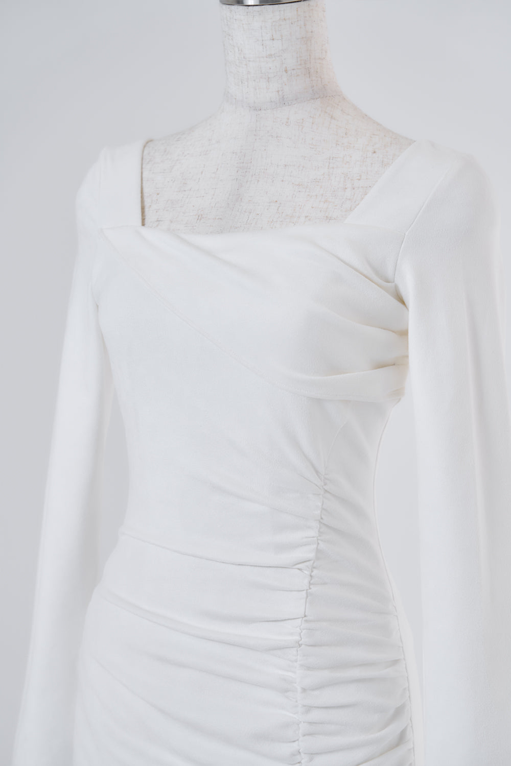 ギャザースウェードミニワンピース