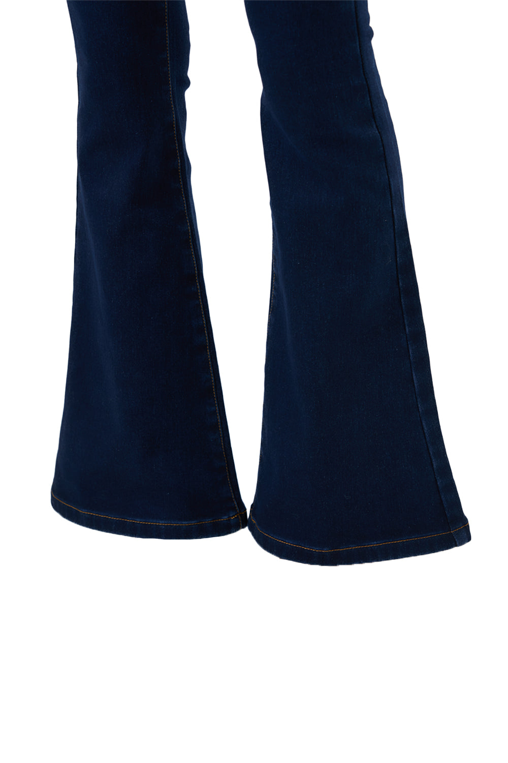 カラーステッチフレアデニム