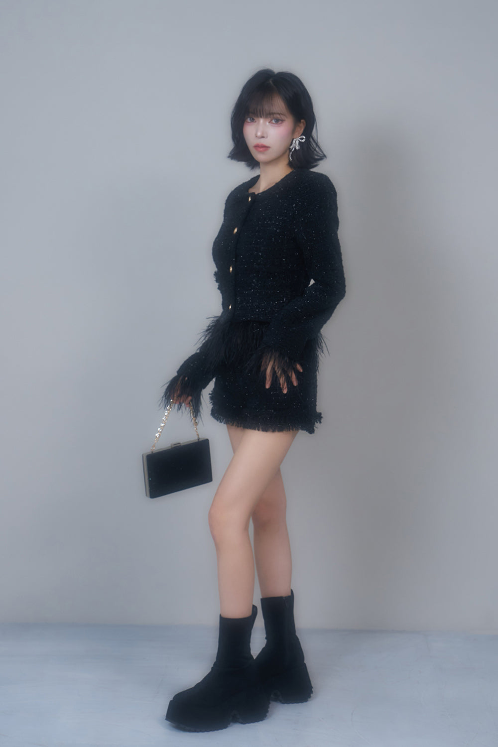 ラメツイードジャケット