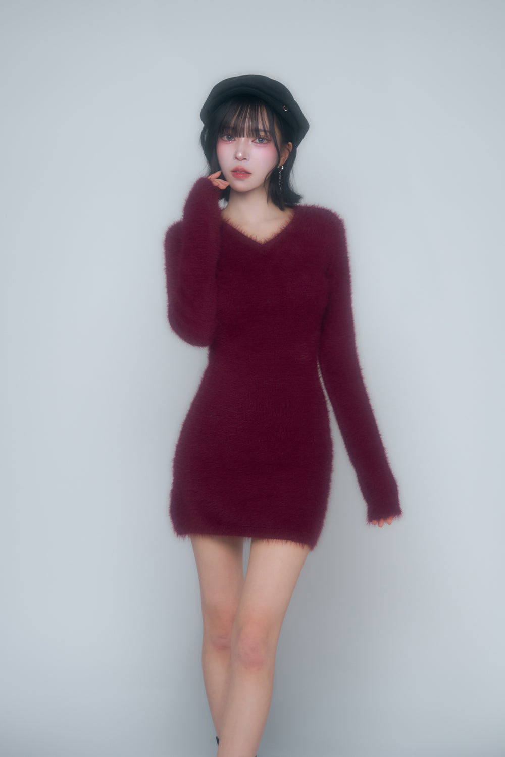 バックオープンミニワンピース