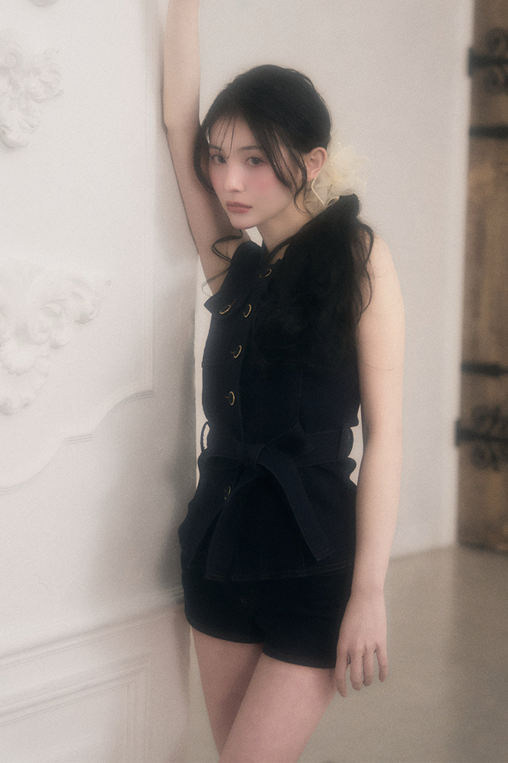 【予約商品】mimiデニムショートパンツ