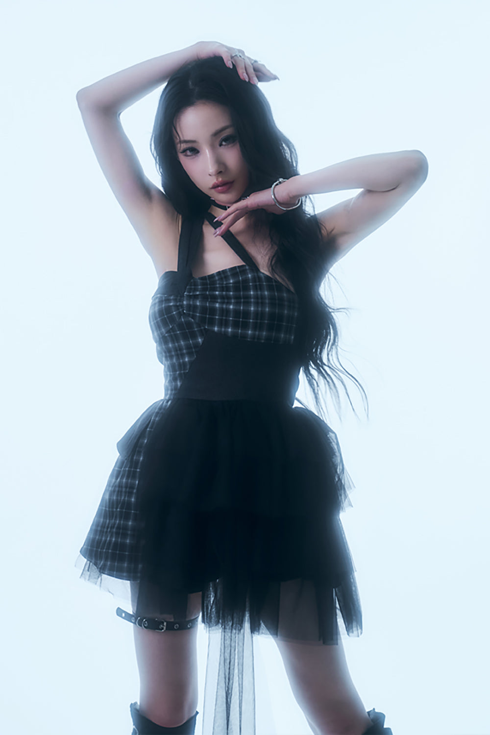 Midnight Tulle Corset Dress