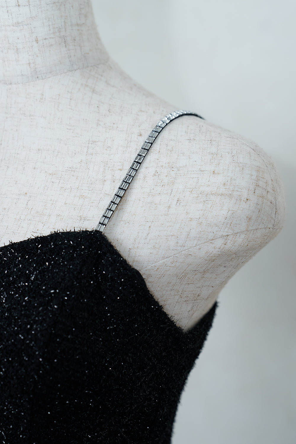 ラメツイードキャミワンピース