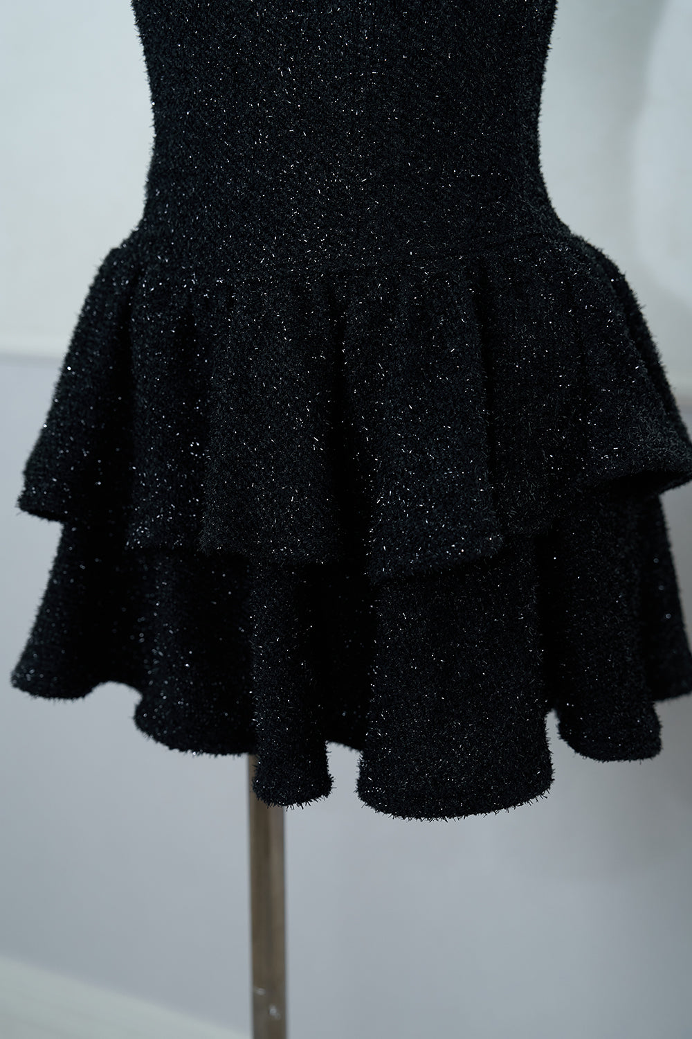 ラメツイードキャミワンピース