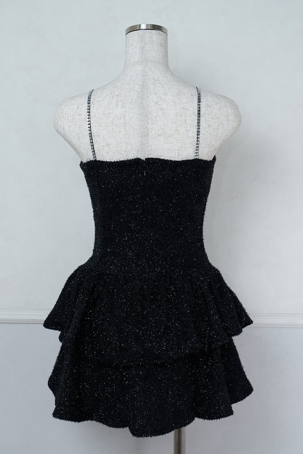 ラメツイードキャミワンピース