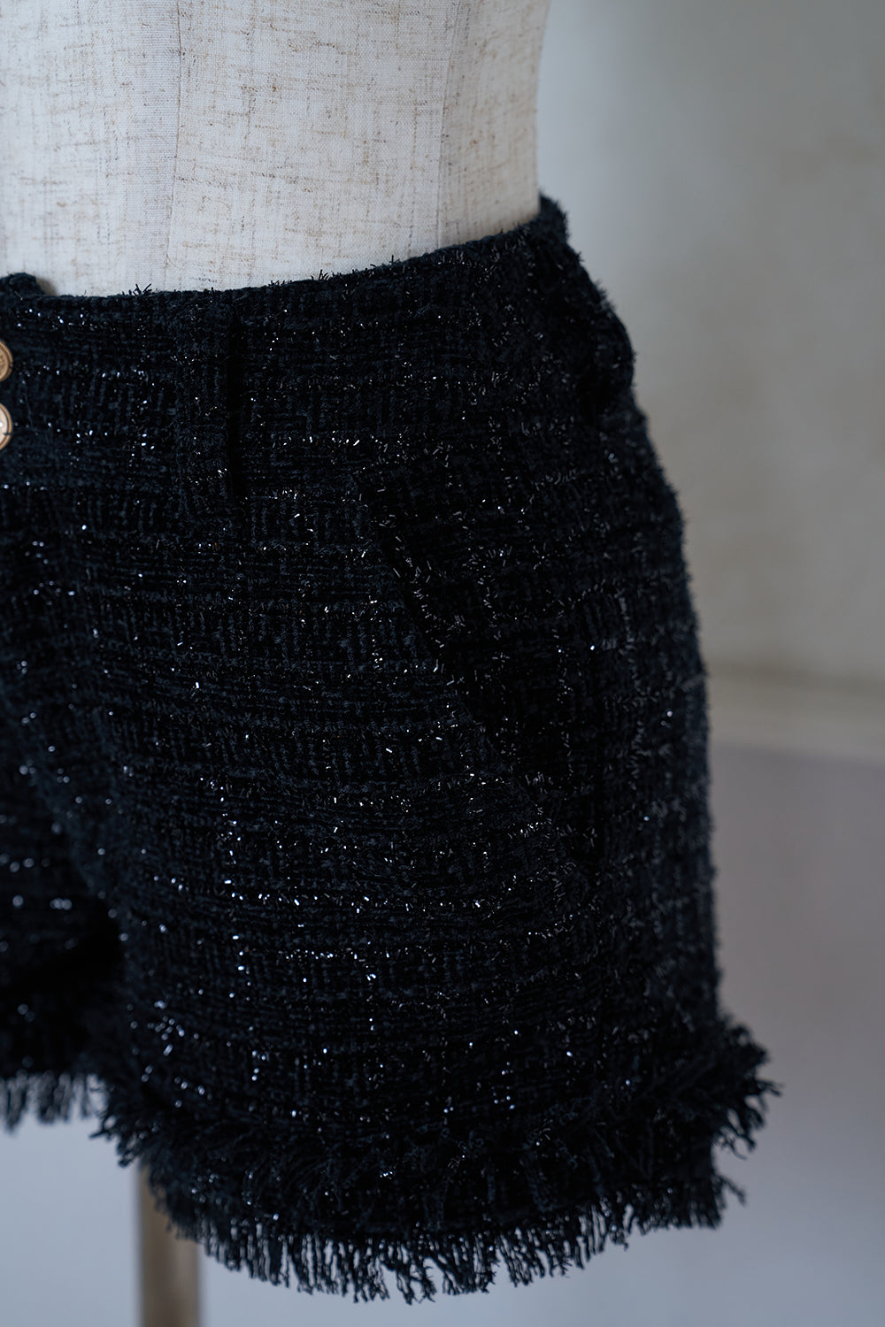 ラメツイードショートパンツ