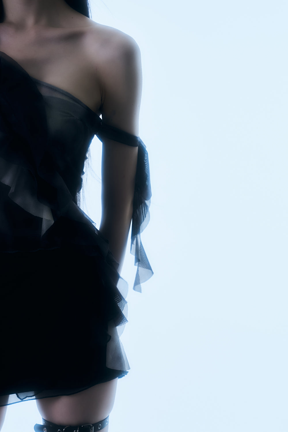 Shadow Fringe Sheer Top