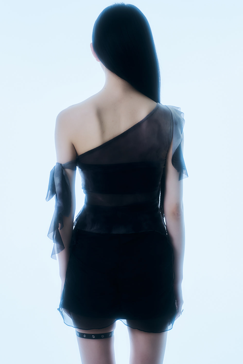Shadow Fringe Sheer Top