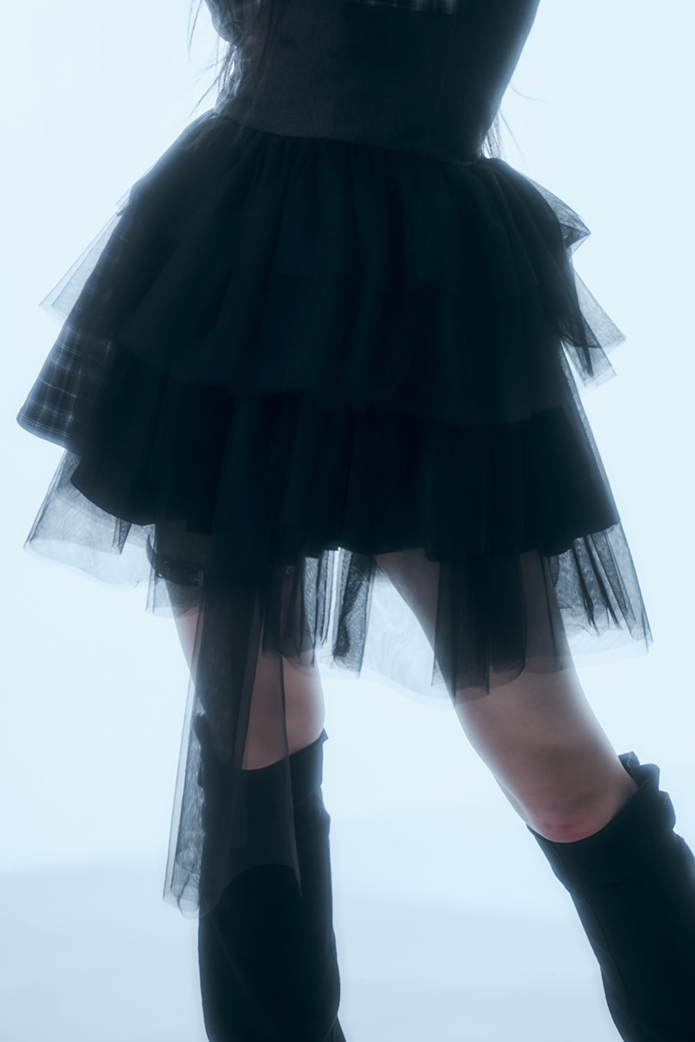 Midnight Tulle Corset Dress