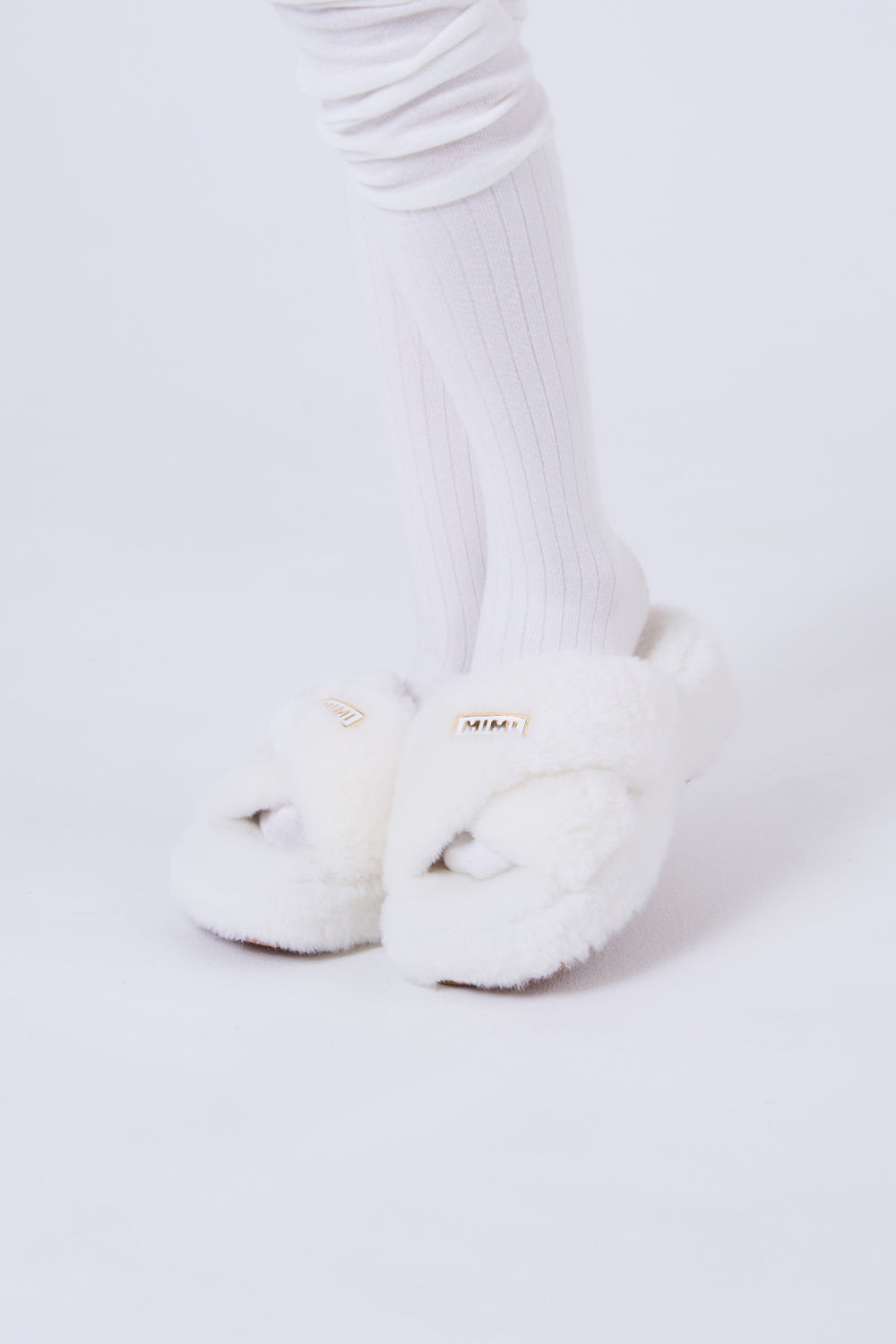 MIMIファーサンダル