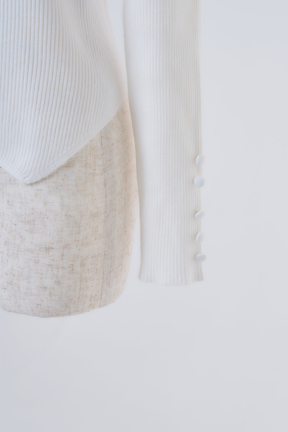 オフショルファーニットトップス