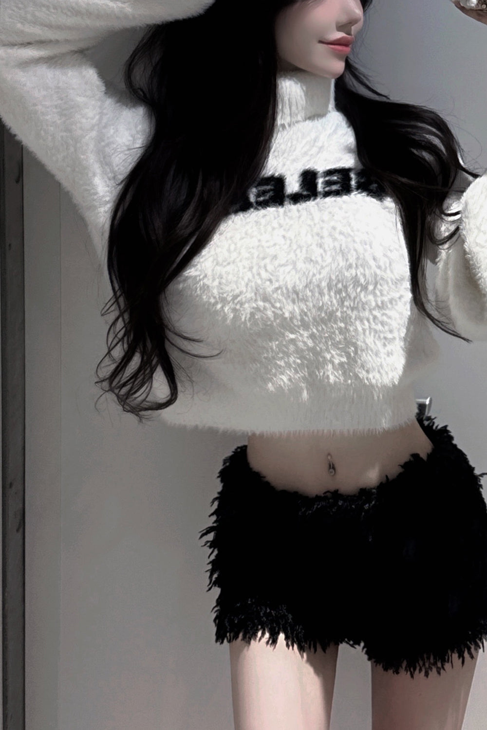 BELEAR タートルニットトップス