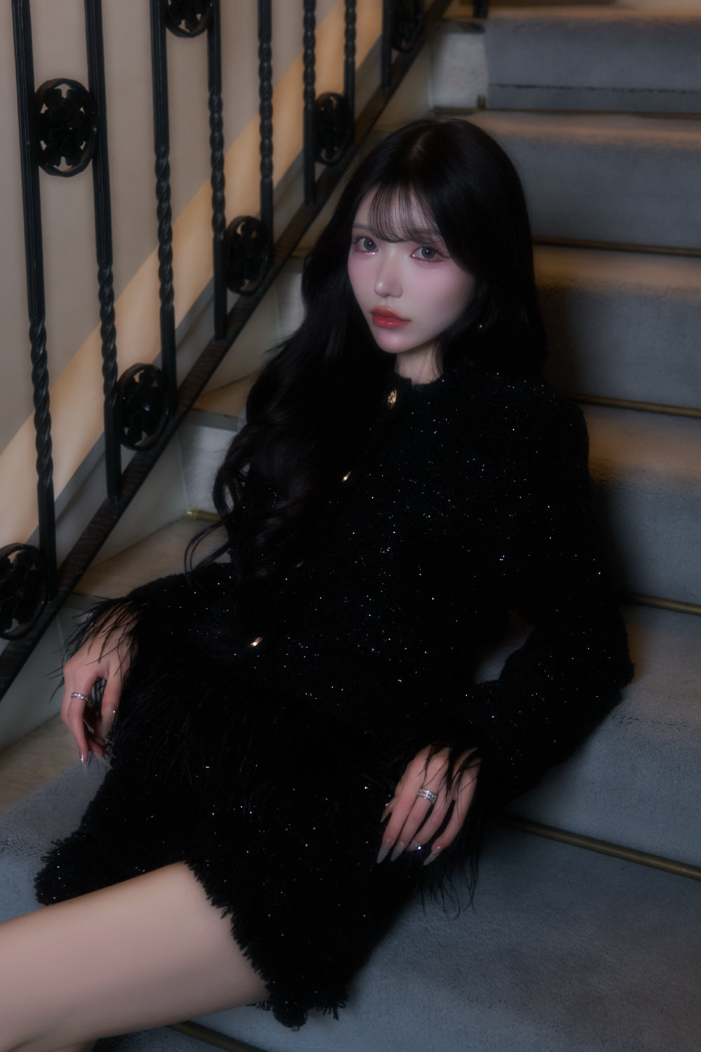 ラメツイードショートパンツ