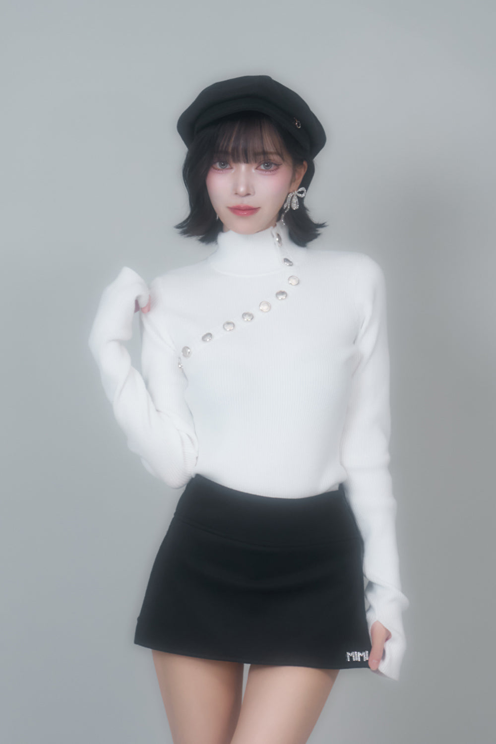 MIMIロゴスカートラックパンツ