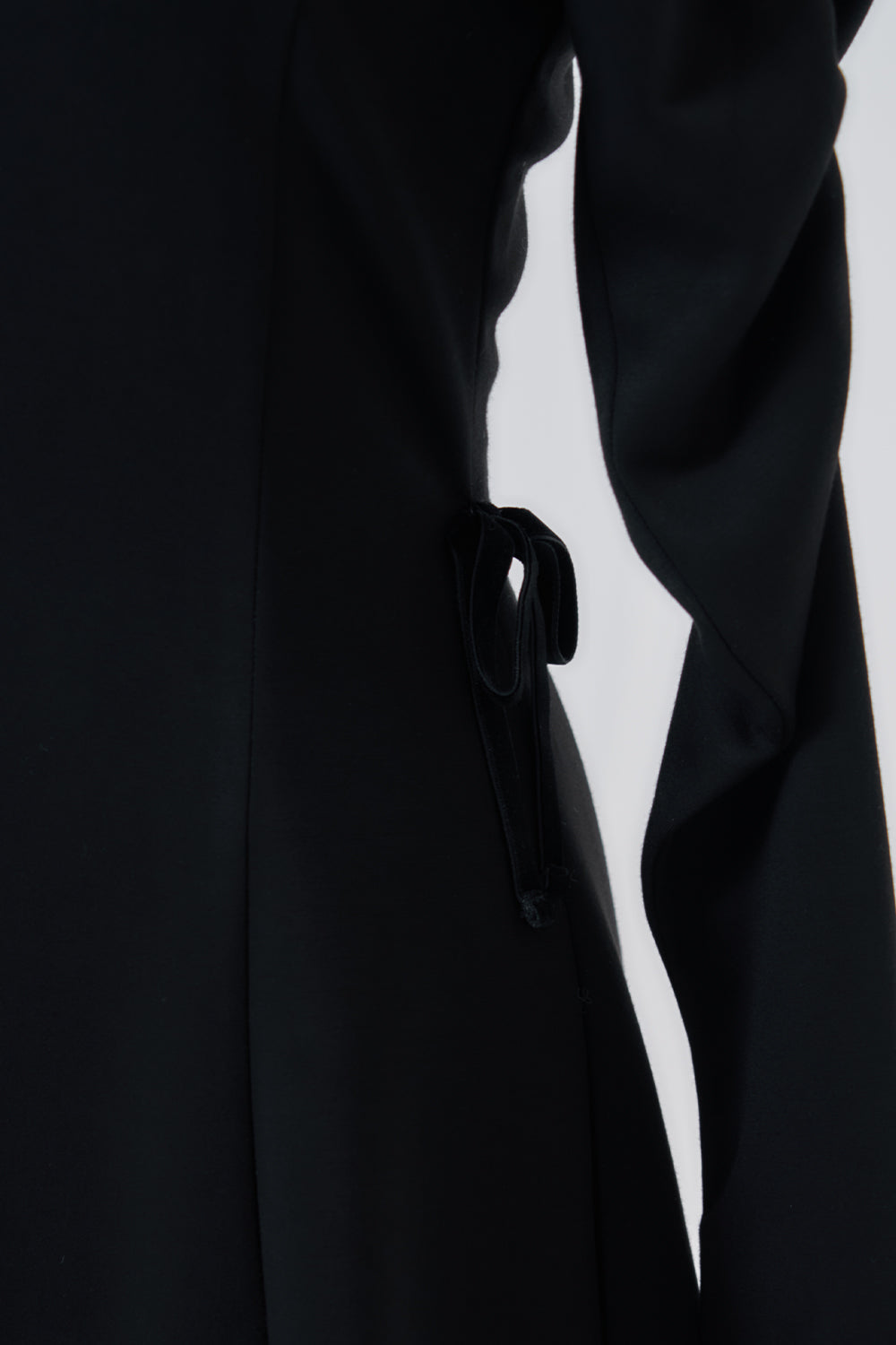 ベロアリボンカットミニワンピース