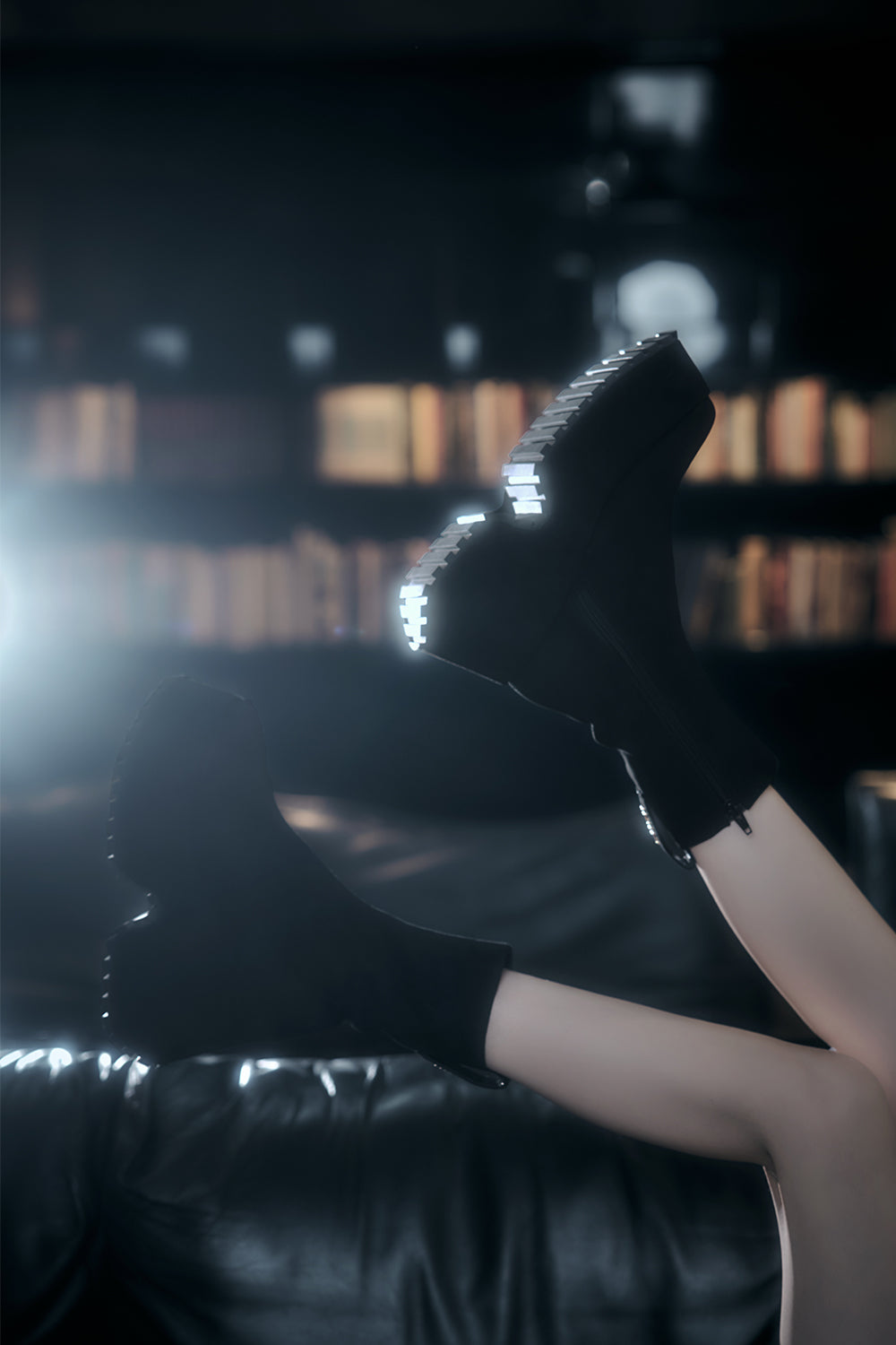 ベルベットショートブーツ