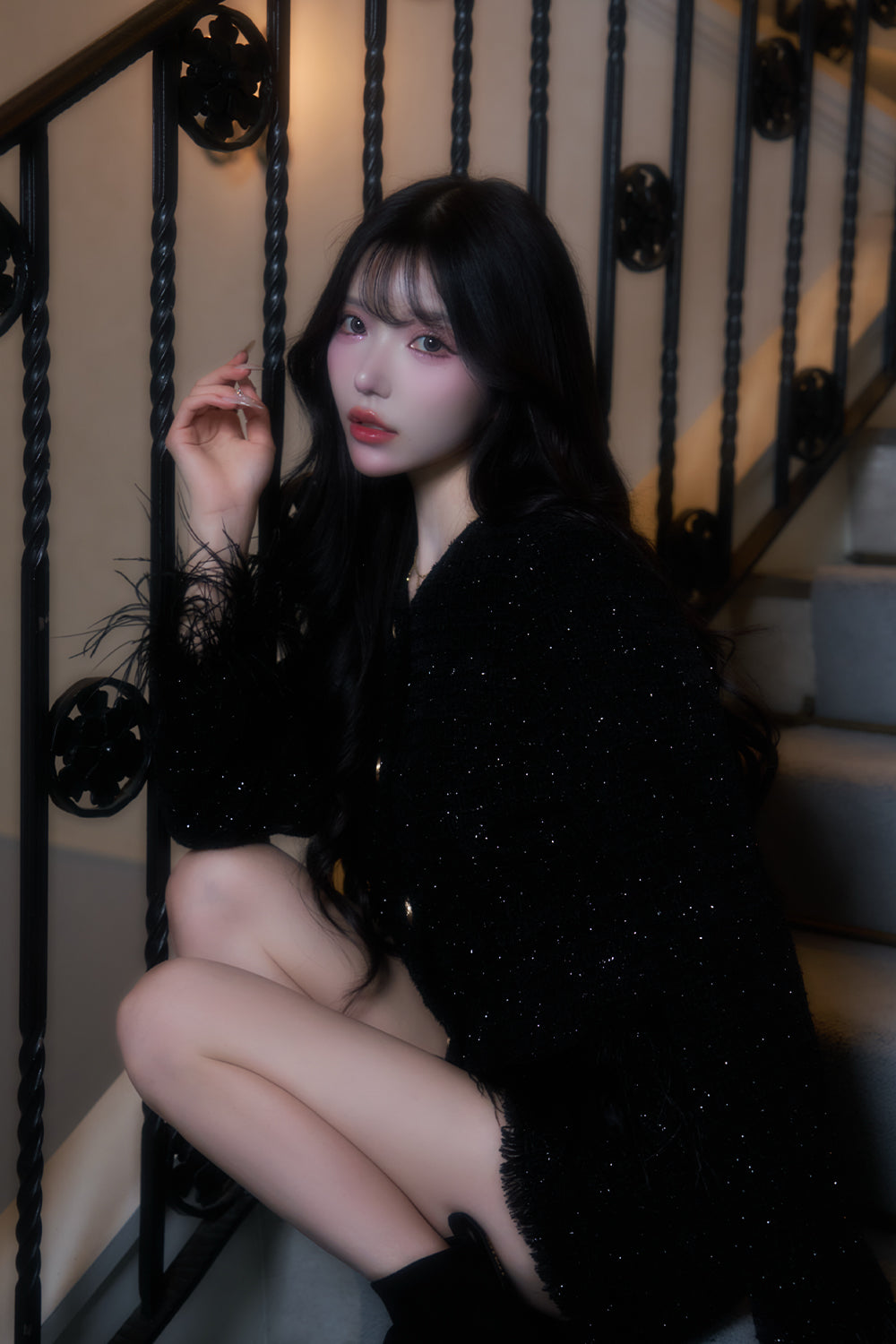 ラメツイードジャケット