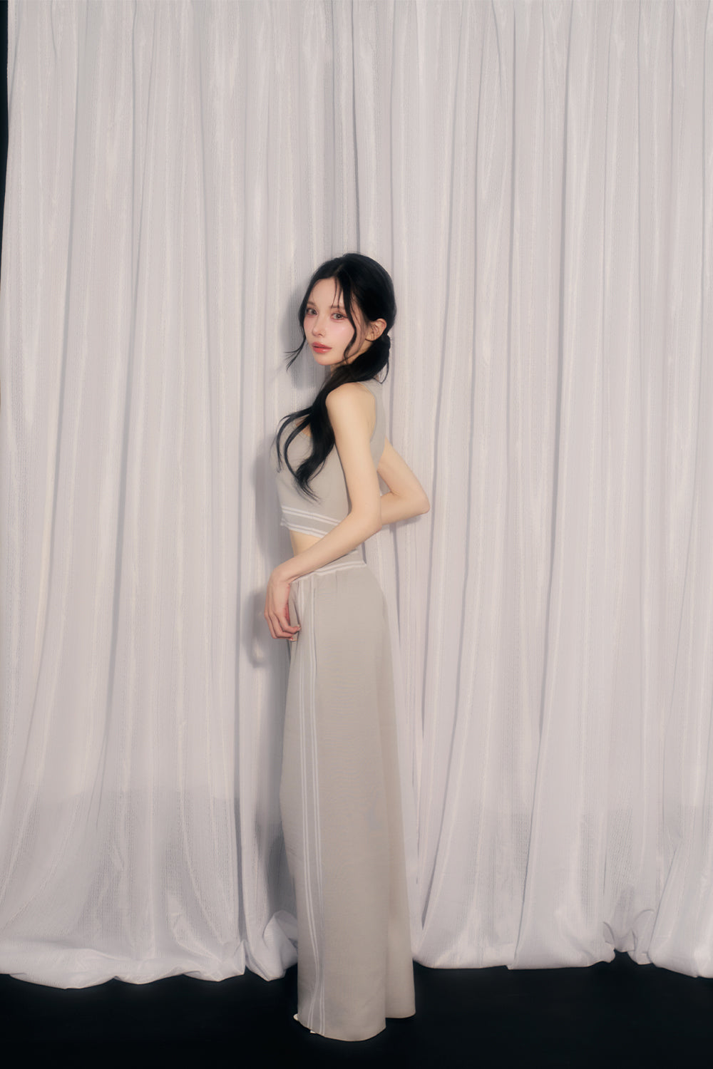 Line Knit Pants