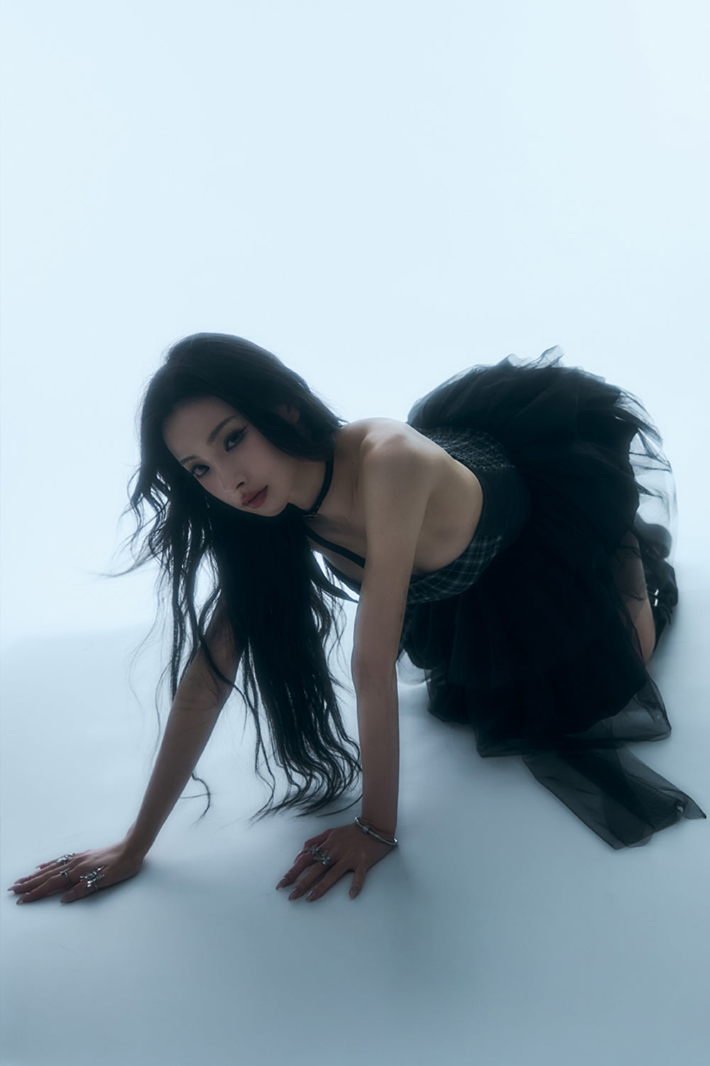 Midnight Tulle Corset Dress