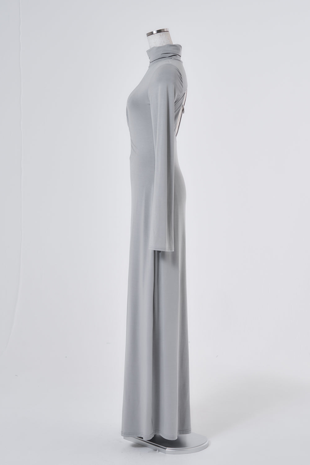 デザインオープンカットロングワンピース