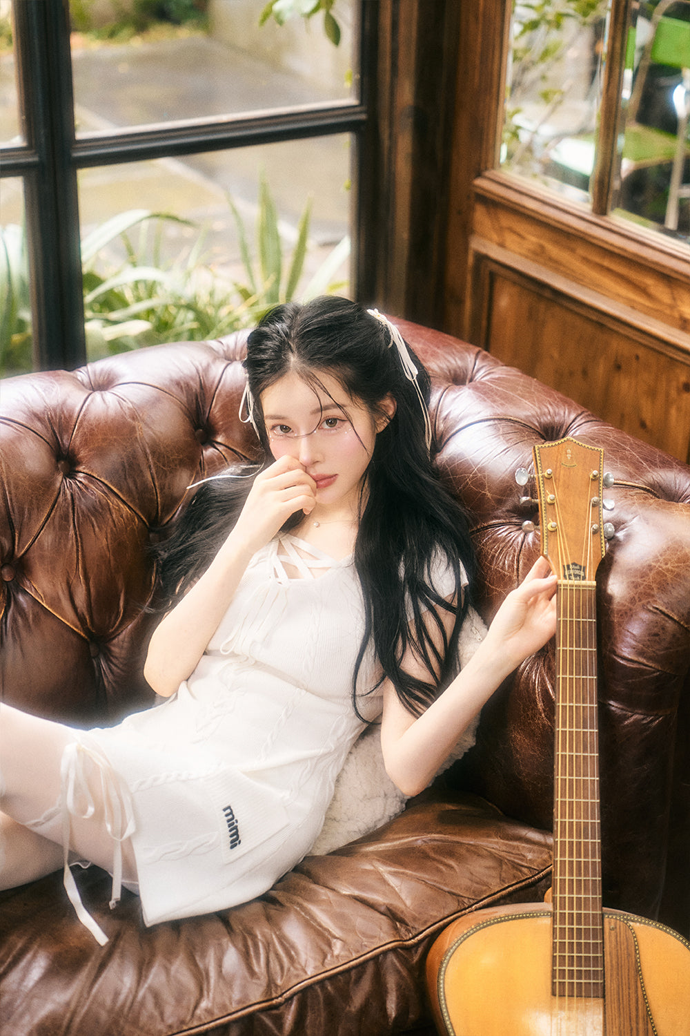 ケーブルニットmimiワンピース