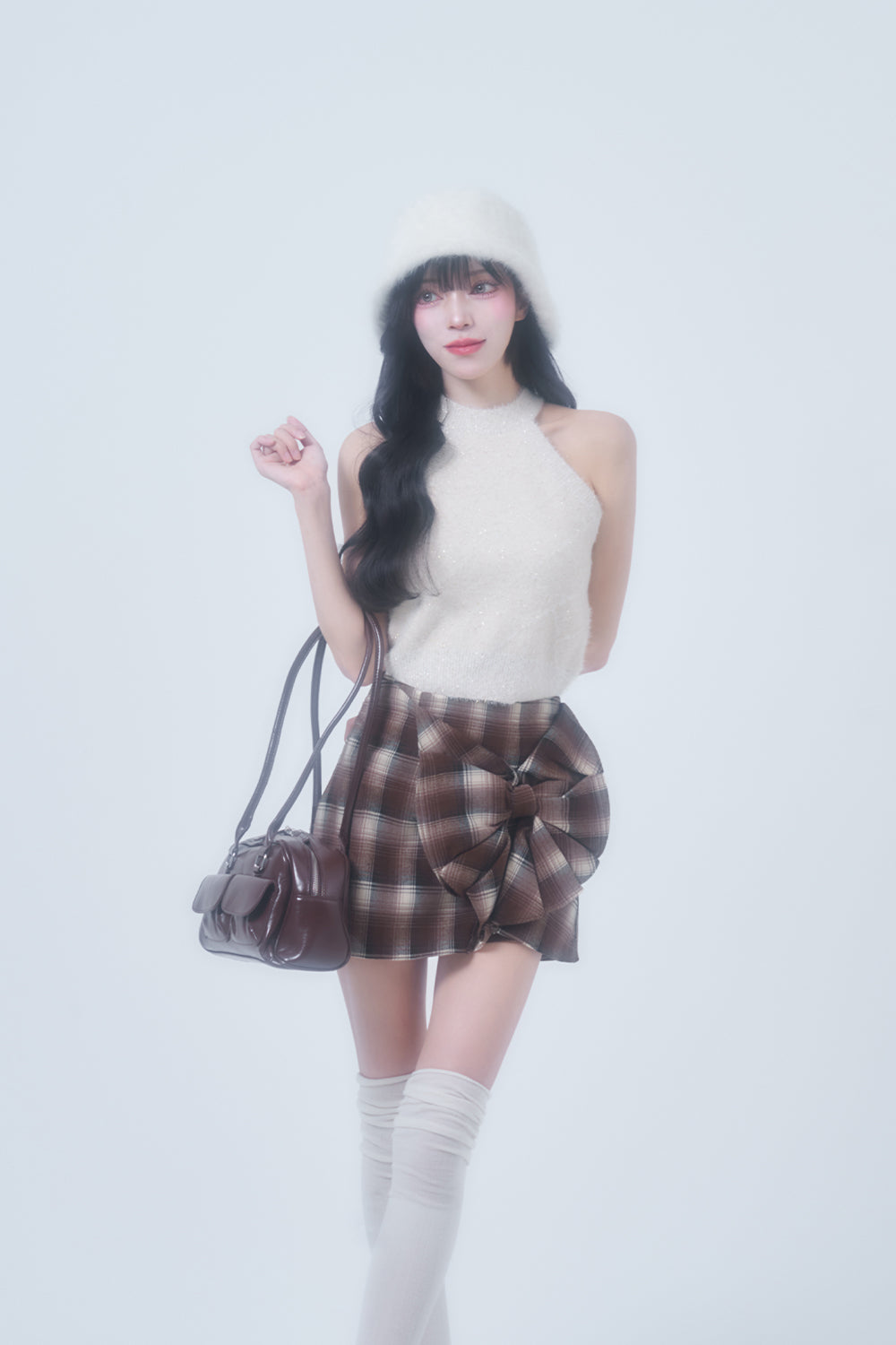 パターンリボンミニスカートAW ‘25