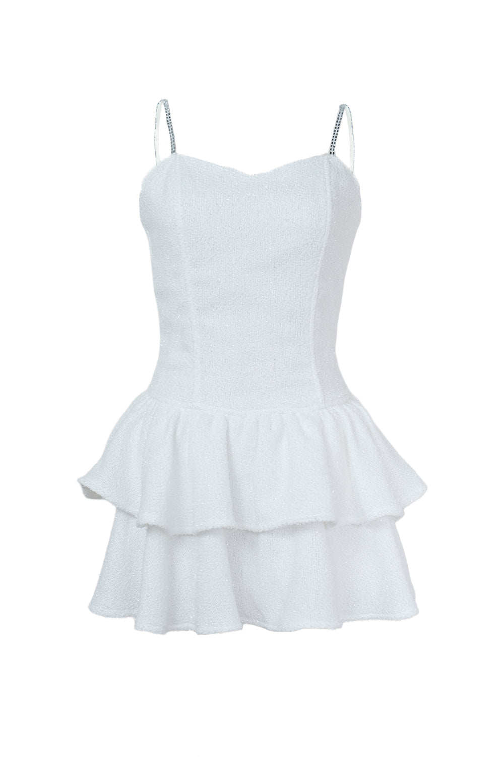 ラメツイードキャミワンピース