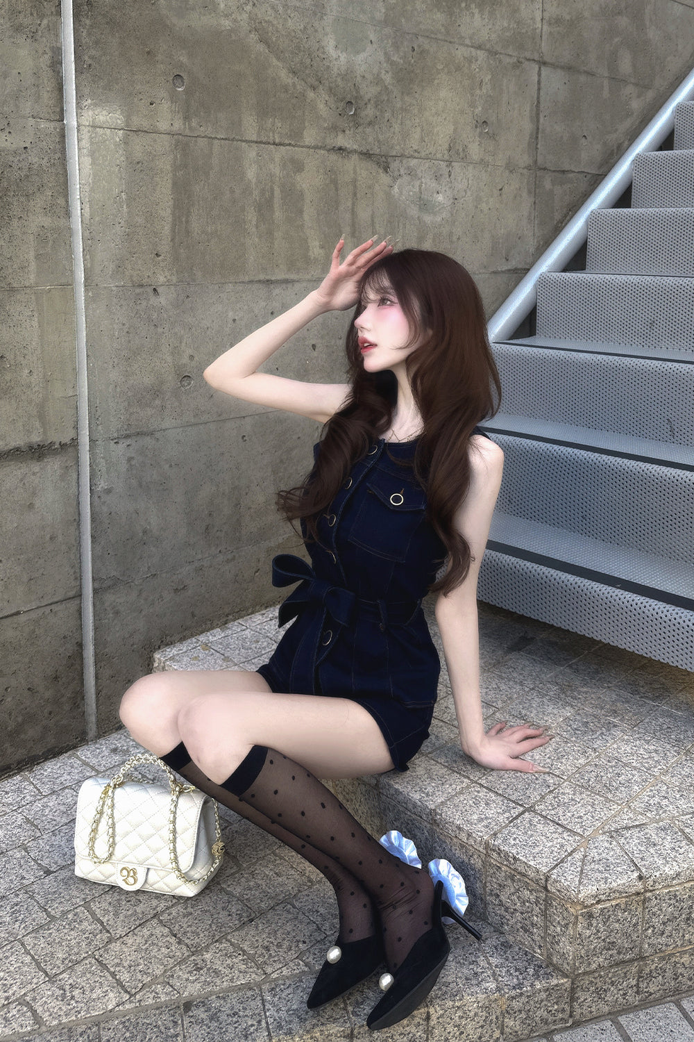 2 peace denim tops