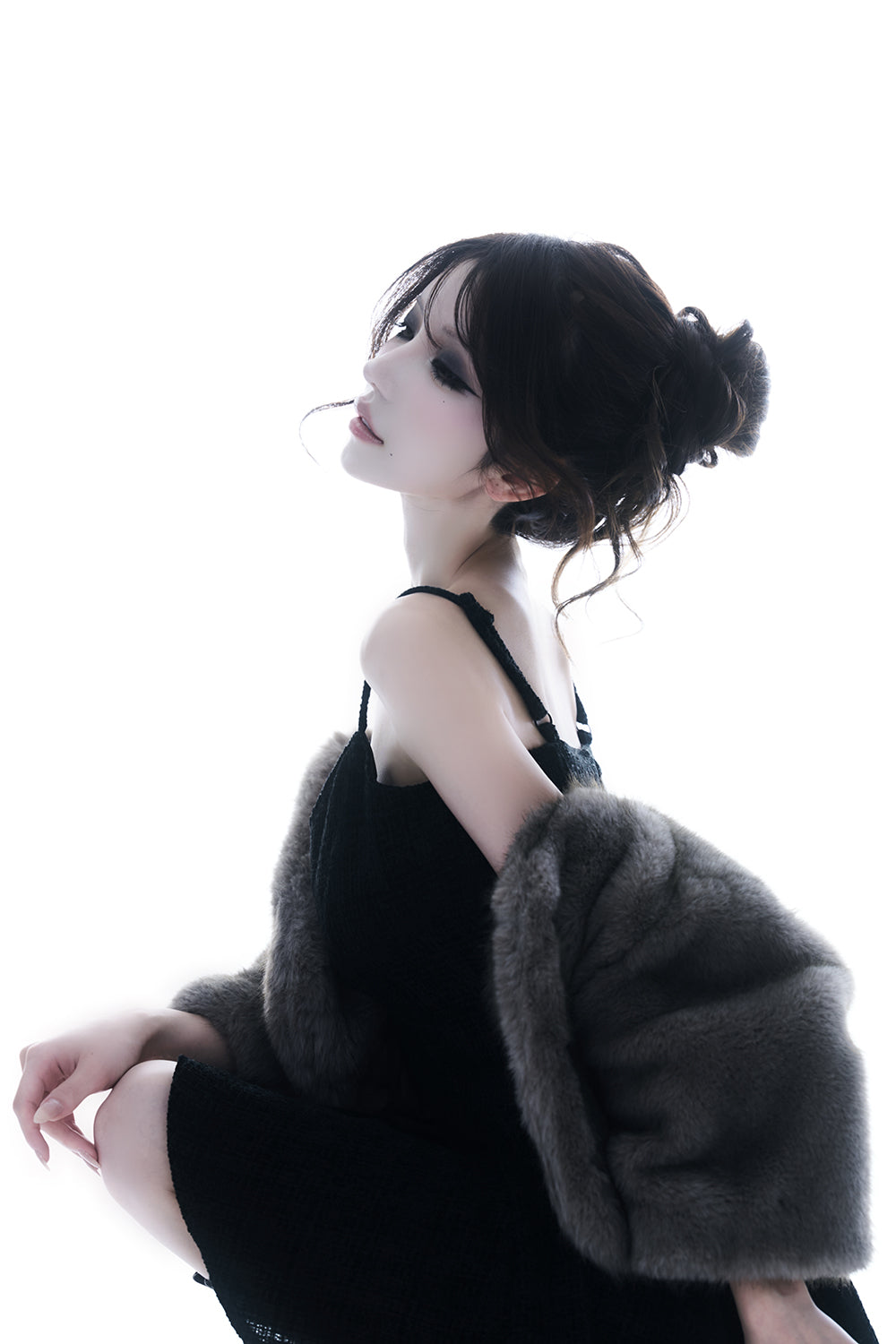 ボリュームショートファーコート