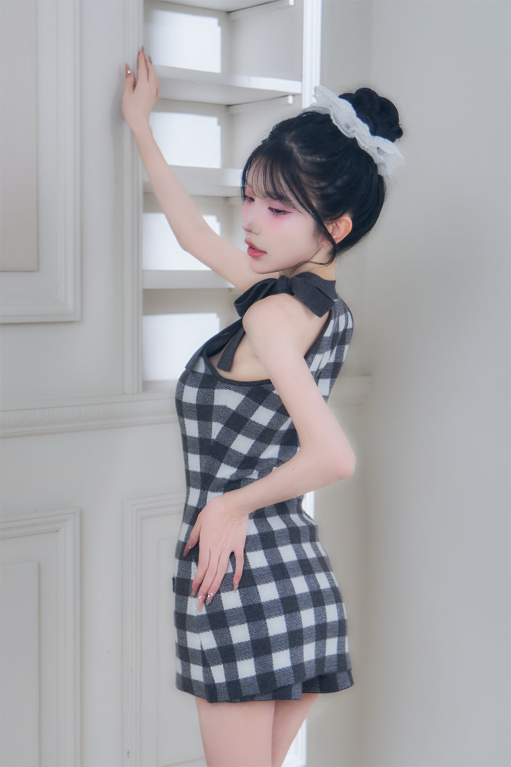 アメスリリボンニットセットアップ