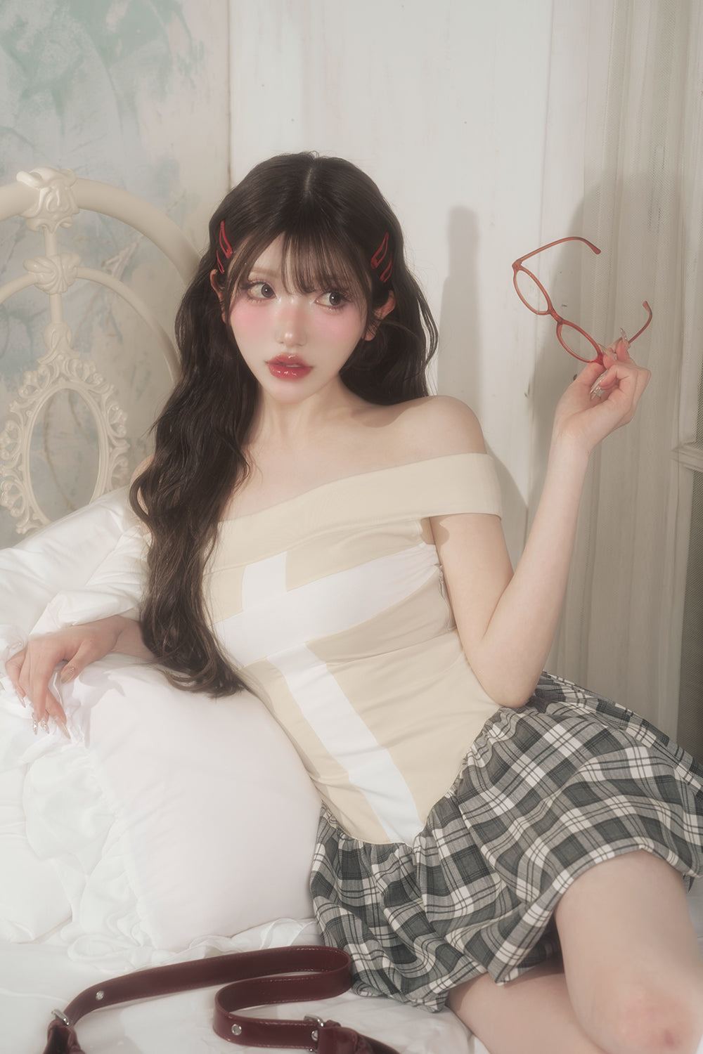 クロワバルーンミニワンピース