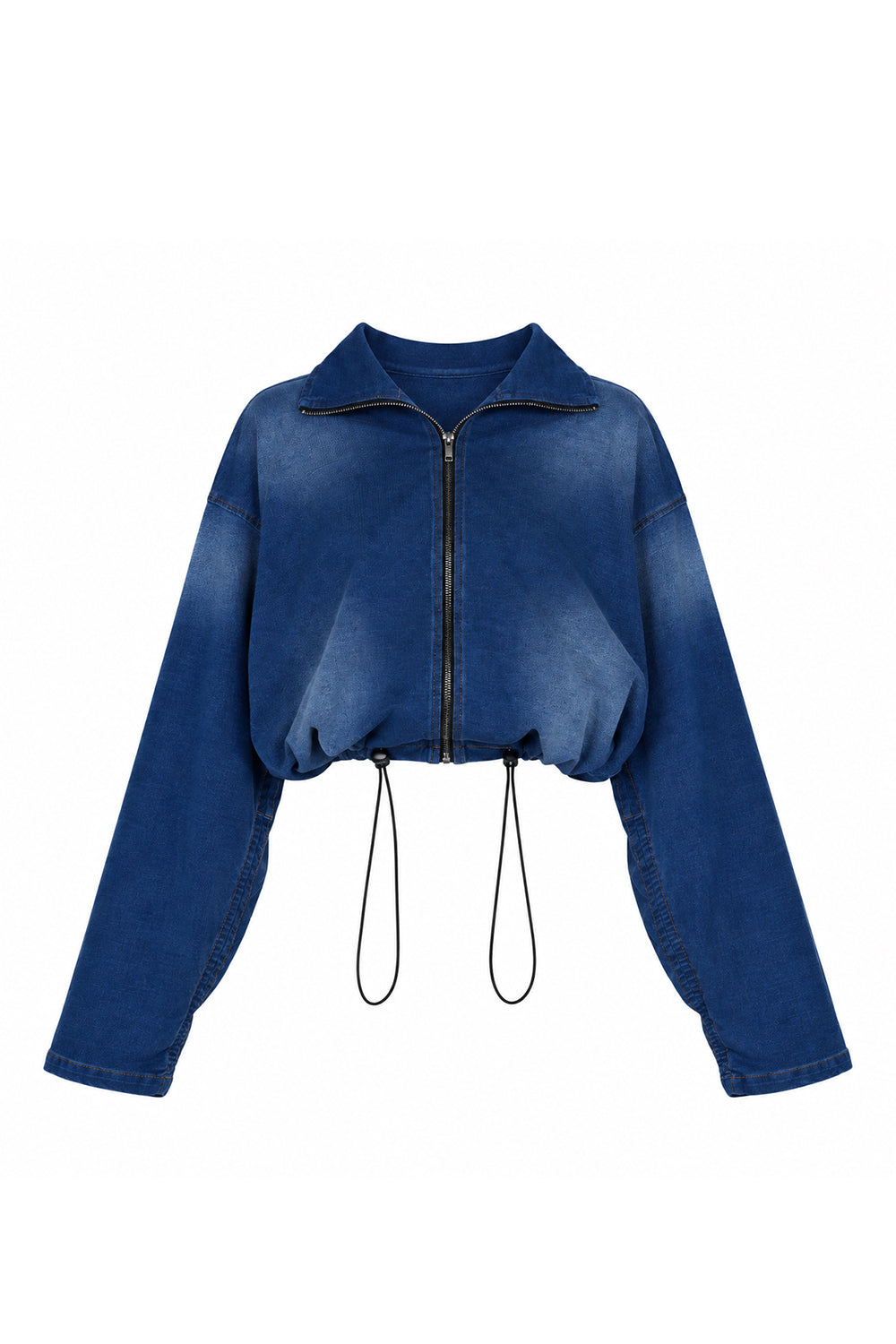 Utility Denim Zip Jacket