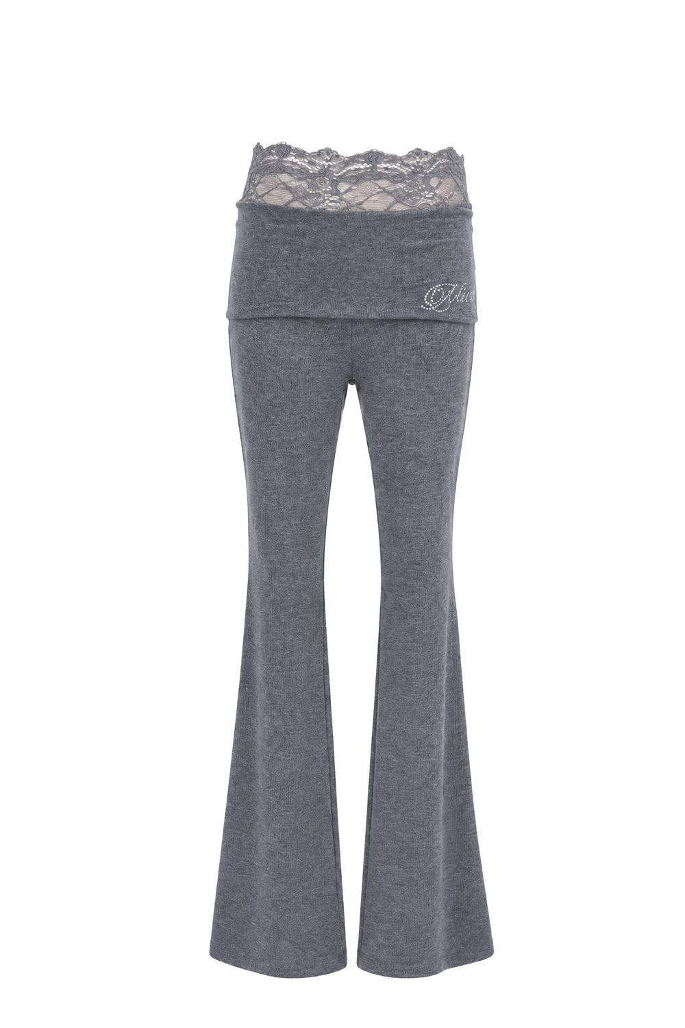 Lace Edge Flare Pants