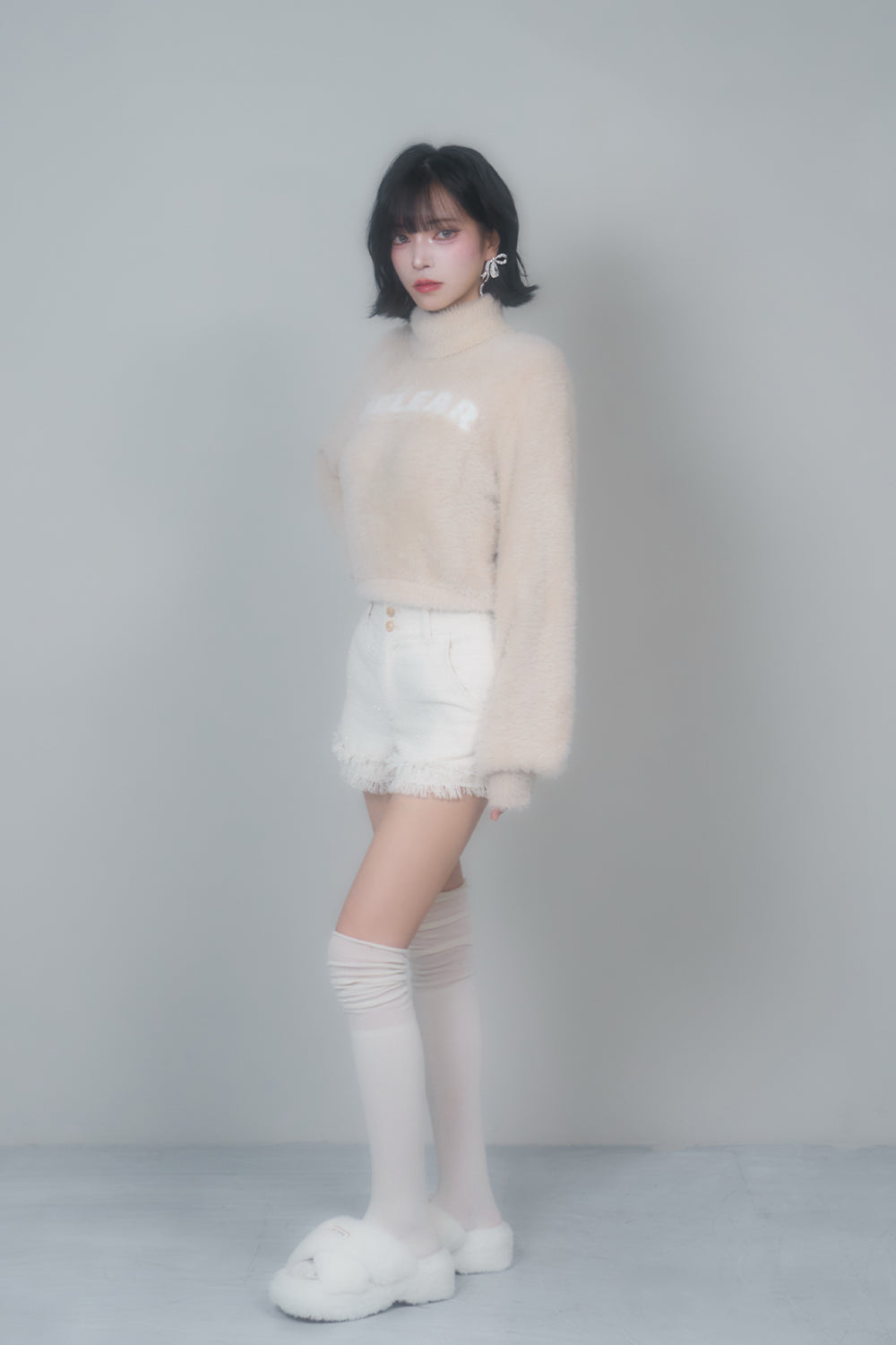 ラメツイードショートパンツ