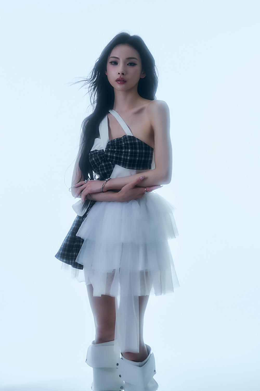 Midnight Tulle Corset Dress