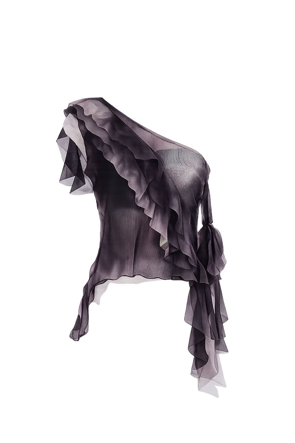 Shadow Fringe Sheer Top