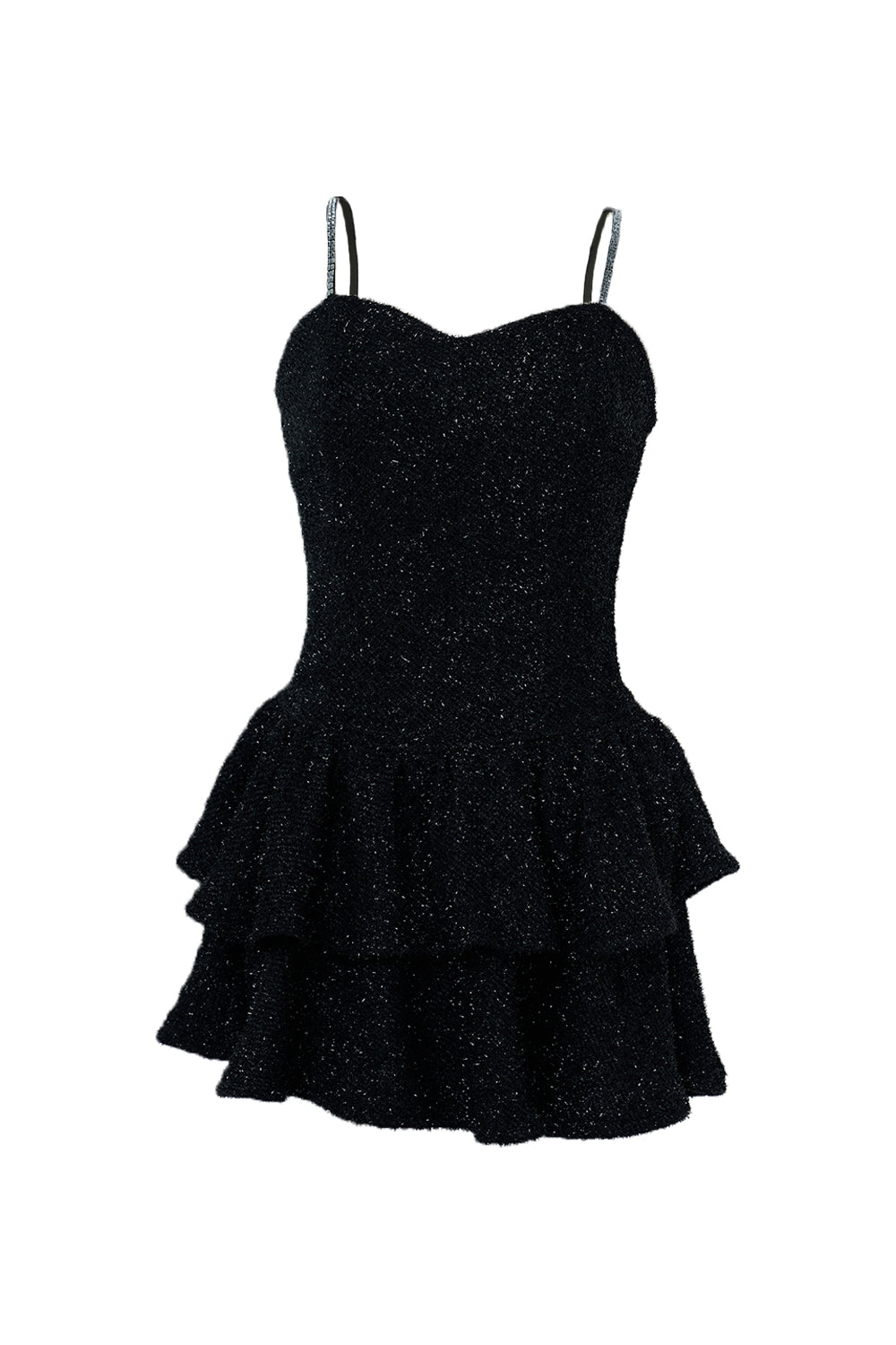 ラメツイードキャミワンピース