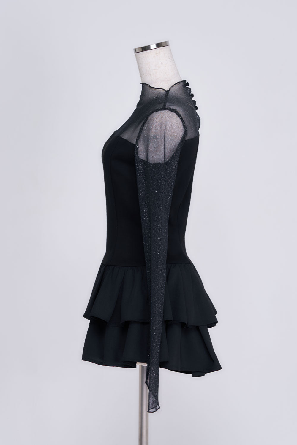 ラメシアーフリルワンピース