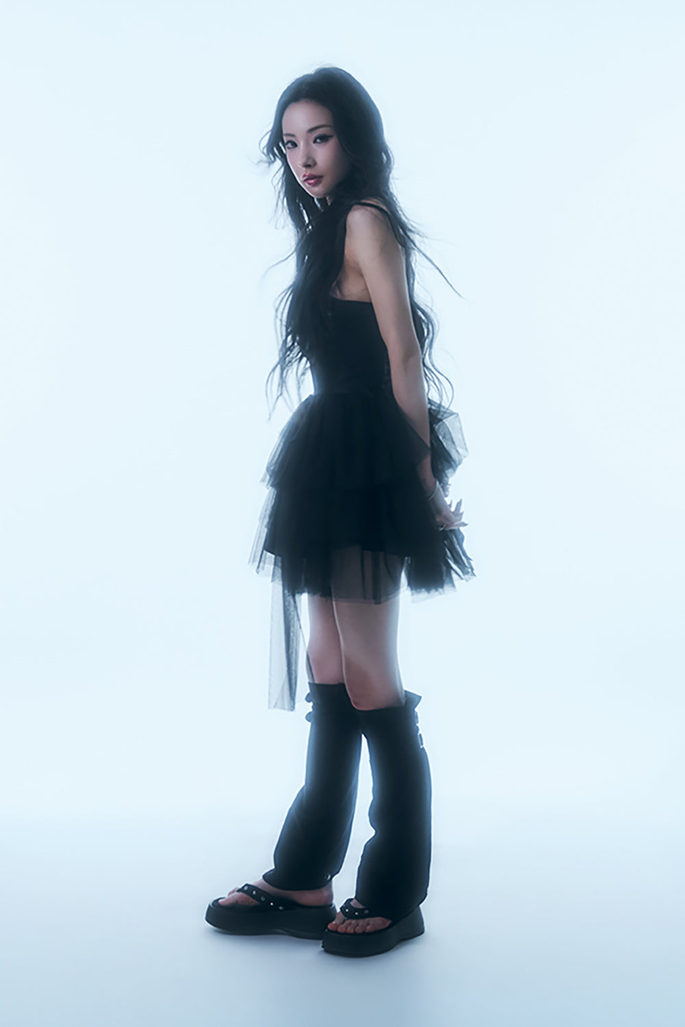 Midnight Tulle Corset Dress