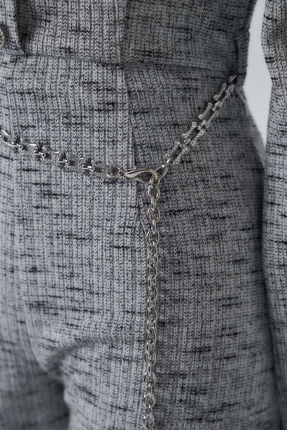 デザインチェーンツイードコンビネゾン