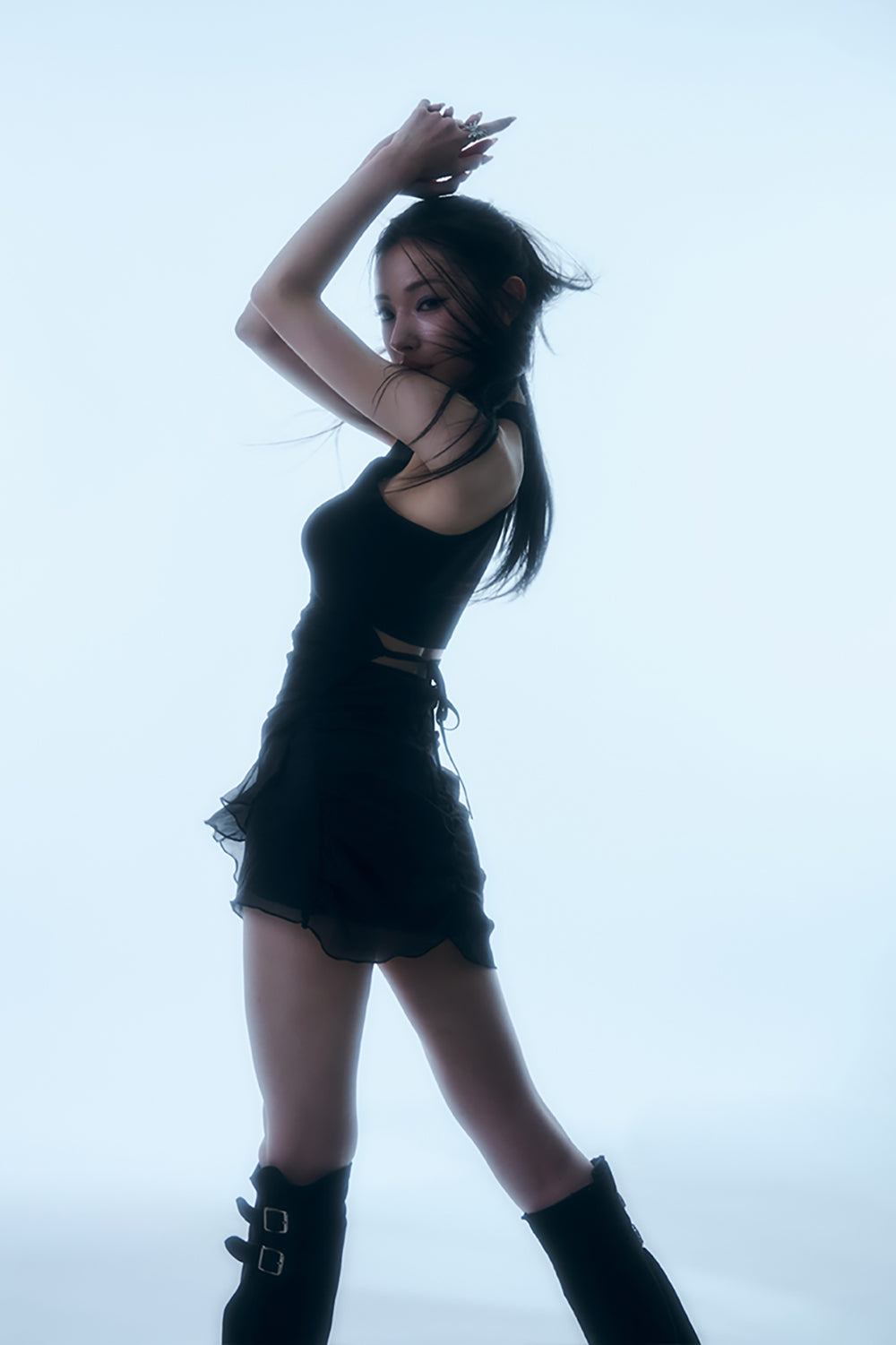 Shadow Fringe Sheer Top